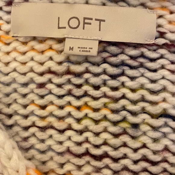 LOFT Multicolor Sweater - Picture 3 of 4
